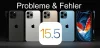 iOS 15.5 Probleme & Fehler